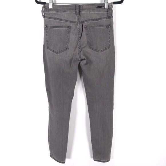 ANTHROPOLOGIE PILCRO Women’s Mid Rise Jeans‎ Black Skinny No Size Tag 27 - Picture 3 of 12